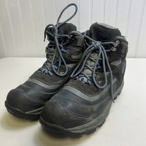 Khombu Fleet Hiking Trail Waterproof Boots 146740 Men's Size 10 Black/Gray/Blue